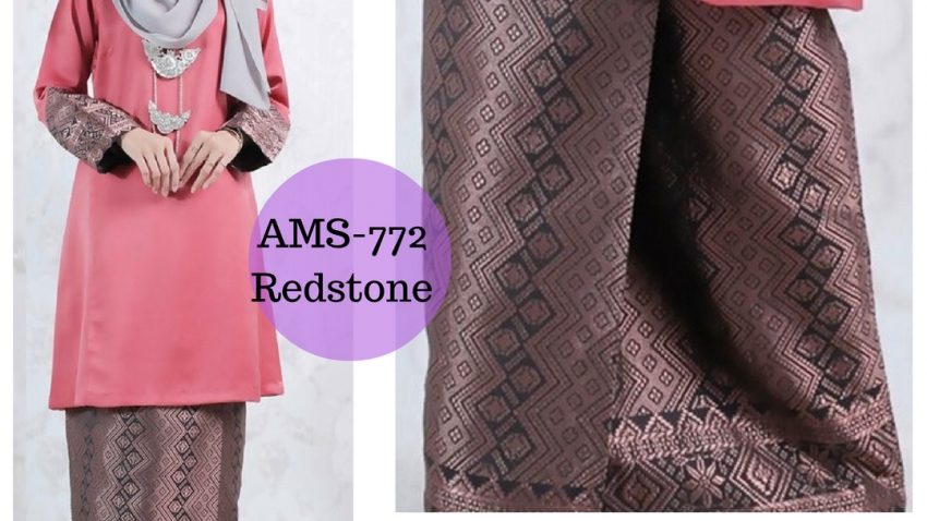 baju-kurung-pahang-songket-terkini-2017-merah-redstone-AMS-772