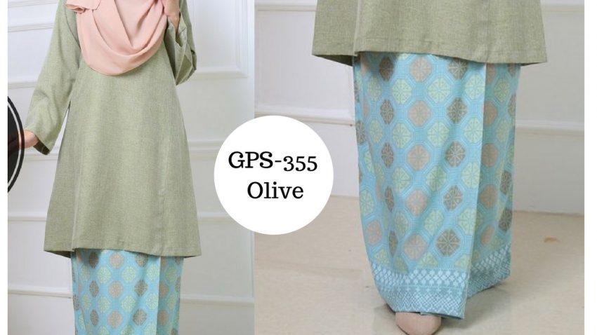 baju-kurung-pahang-songket-terkini-hijau-olive-green-gps-355
