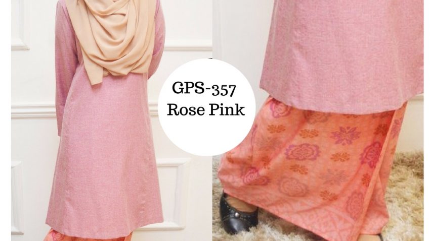 baju-kurung-pahang-songket-terkini-rose-pink-merah-jambu-gps-357