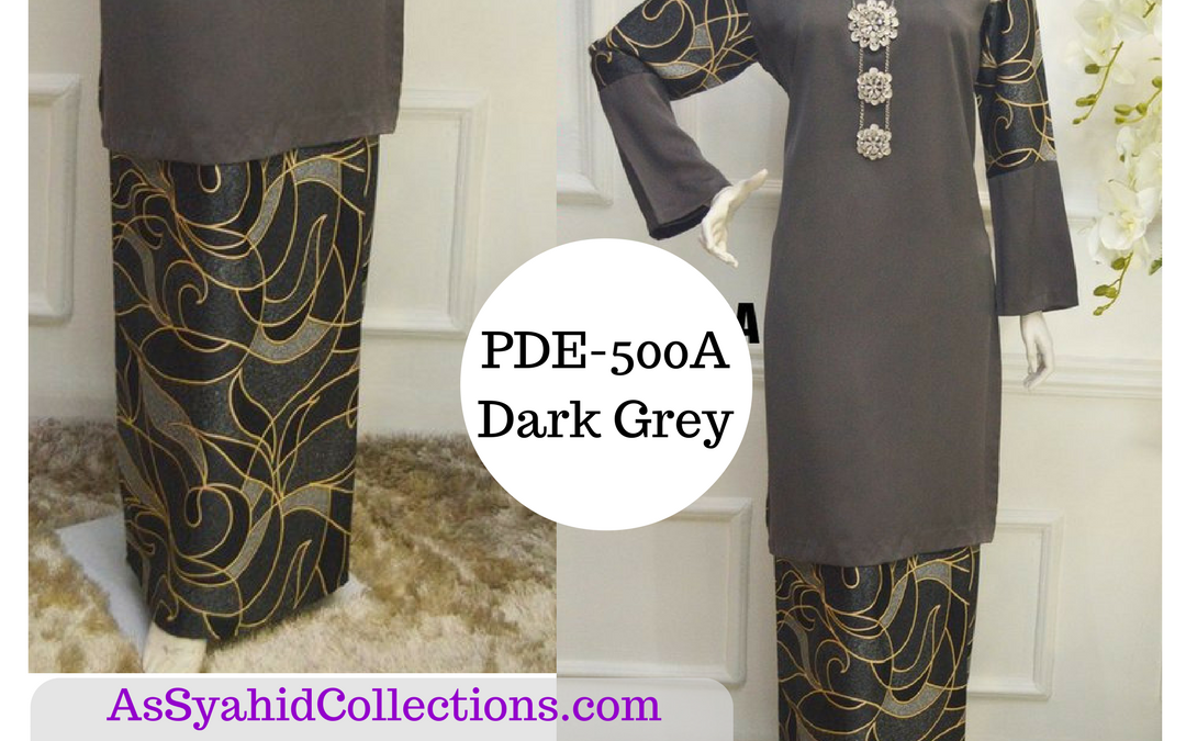 baju-kurung-pucci-terkini-2017-dark-grey-kelabu-gelap-pde-500A