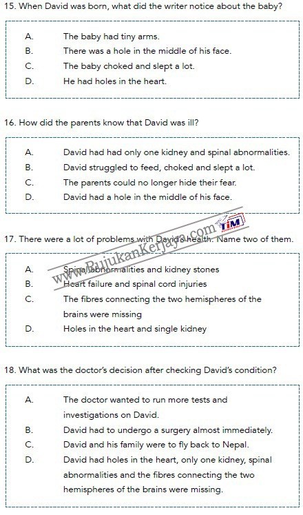 contoh soalan kefahaman bahasa inggeris englishp enolong tadbir